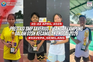 SMP Xaverius 2 Bandar Lampung Raih Sejumlah Prestasi di O2SN Kecamatan Enggal 2026