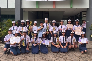 Bertabur Bintang SMP Xaverius 2 Bandar Lampung Terus Gemilang