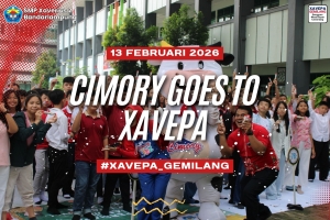 Semangat Kebersamaan Warnai Kegiatan Cimory di SMP Xaverius 2 Bandar Lampung