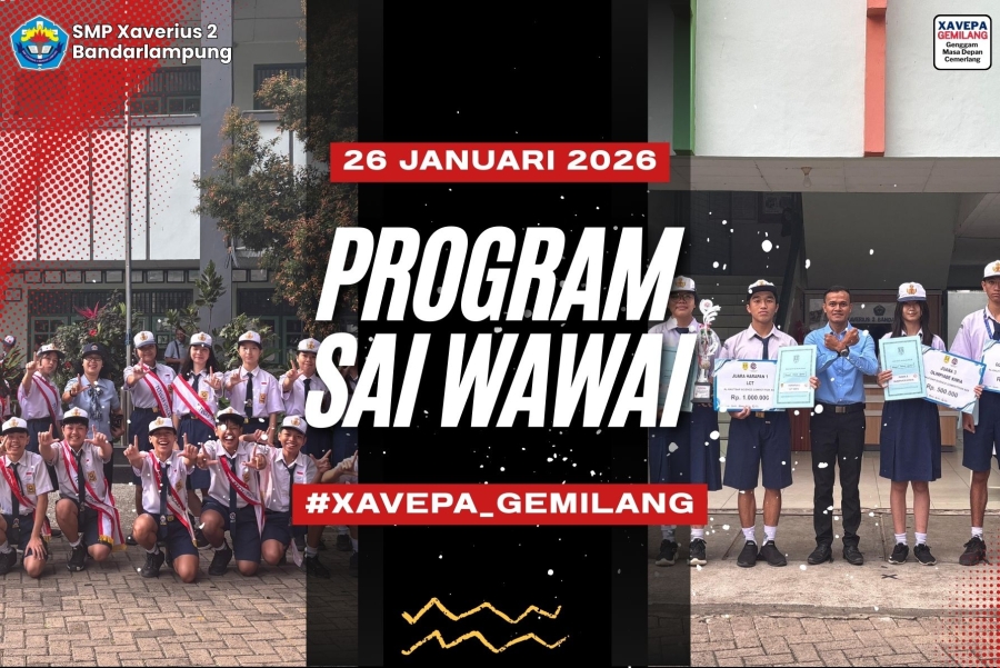 Upacara Bendera SMP Xaverius 2 Bandar Lampung: Menumbuhkan Semangat Literasi Melalui G2M2